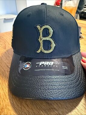 NWT Brooklyn Dodgers Pro Standard Baseball Hat w leather brim